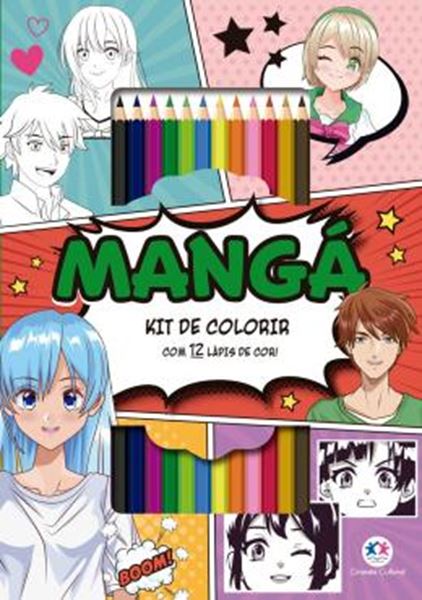 Picture of MANGA - KIT DE COLORIR COM 12 LAPIS DE COR