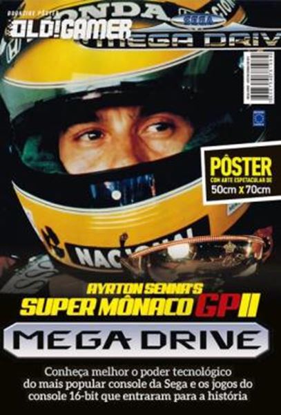 Picture of SUPERPOSTER OLD!GAMER - MEGA DRIVE - AYRTON SENNA SUPER MONACO GP II