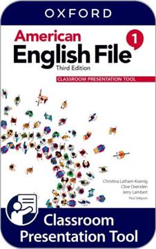 Imagem de AMERICAN ENGLISH FILE 1 SB CPT CODE GEN 3ED