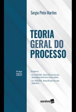 Imagem de TEORIA GERAL DO PROCESSO - 10ª ED 2025