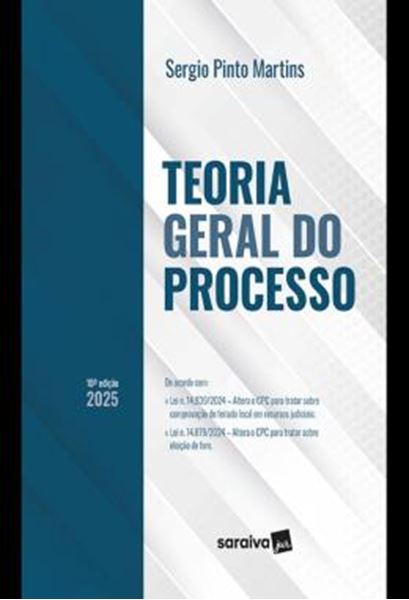 Picture of TEORIA GERAL DO PROCESSO - 10ª ED 2025