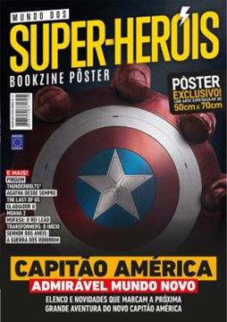 Imagem de SUPERPOSTER MUNDO DOS SUPER-HEROIS - CAPITAO AMERICA - ADMIRAVEL MUNDO NOVO