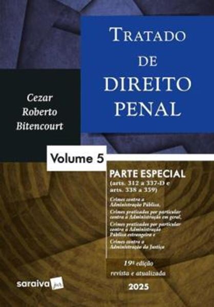Picture of TRATADO DE DIREITO PENAL - PARTE ESPECIAL - VOL.5 - 19? EDICAO 2025