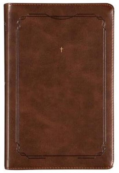 Picture of THE PURPOSE BOOK - BIBLIA SAGRADA, A21, CAPA COURO-SOFT MARROM, CRUZ