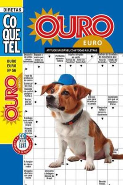 Picture of PALAVRAS-CRUZADAS DIRETAS COQUETEL OURO EURO 56