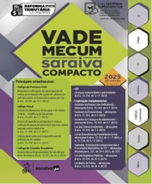 Imagem de VADE MECUM SARAIVA COMPACTO - 31ªED 2025
