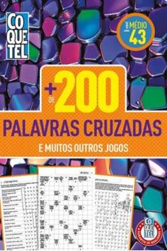 Imagem de LIVRO COQUETEL + 200 PALAVRAS-CRUZADAS - LIVRO 43
