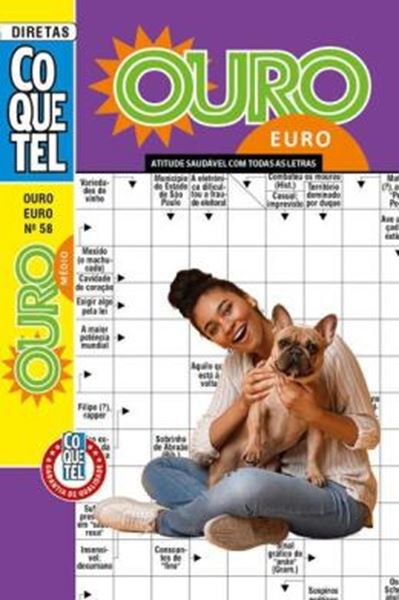 Picture of PALAVRAS-CRUZADAS DIRETAS COQUETEL OURO EURO - Nº 58