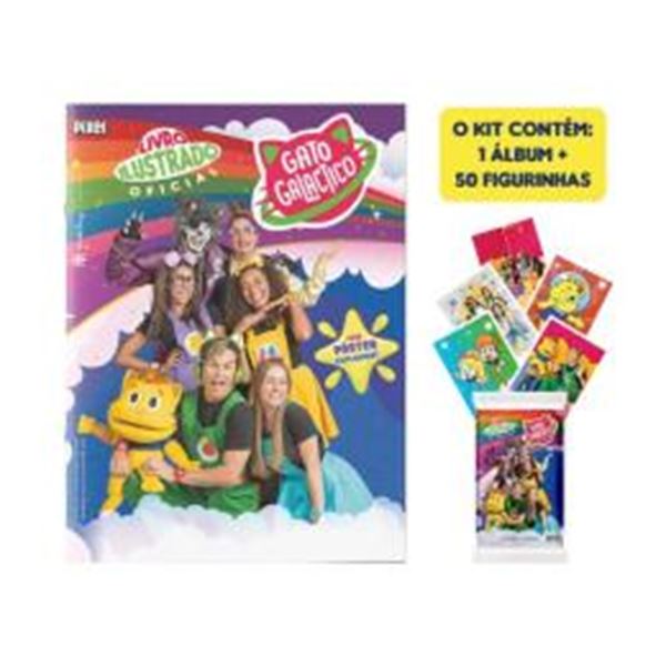 Picture of ALBUM OFICIAL GATO GALACTICO + 10 ENVELOPES DE FIGURINHAS