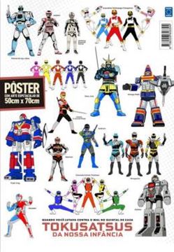 Imagem de TOKUSATSUS DA NOSSA INFANCIA - SUPERPOSTER