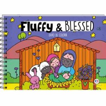 Imagem de FLUFFY AND BLESSED - LIVRO DE COLORIR