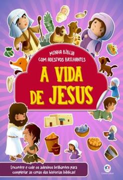 Imagem de A VIDA DE JESUS - BIBLIA COM ADESIVOS BRILHANTES
