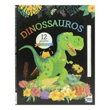 Imagem de RASPAR E COLORIR: DINOSSAUROS