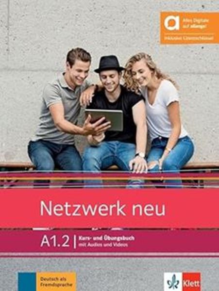 Picture of NETZWERK NEU A1.2 KURS - UND UBUNGSBUCH MIT AUDIOS UND VIDEOS HYBRIDE