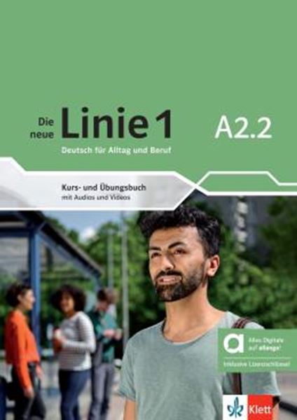 Picture of DIE NEUE LINIE 1 A2.2 - KURS-UND UBUNGSBUCH HYBRIDE